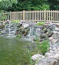 View of the waterfalls